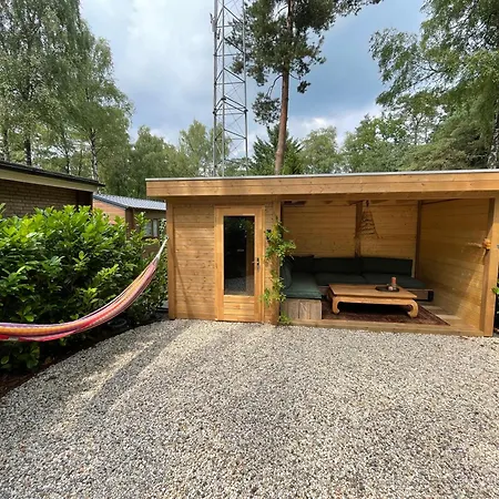 Chalé Wild Flower Wellness Met Prive Sauna En Hottub In Prachtige Tuin Met Overkapping *