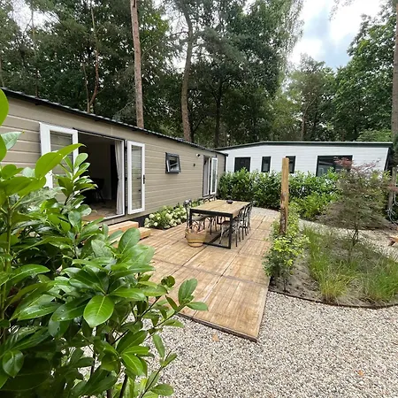 Chalé Wild Flower Wellness Met Prive Sauna En Hottub In Prachtige Tuin Met Overkapping *